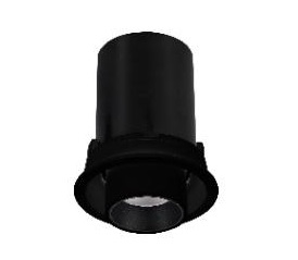 LAMPARA SPOT INTEGRADO TRIMLESS IN&OUT 10W 3000K 24° 9.8 X 10.2CM NEGRO LUM-769 MARCA LUMIND