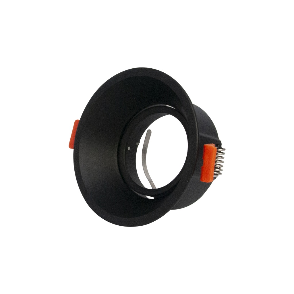 LAMPARA SPOT 3.5" PARA DICROICO GU10 COLOR NEGRO REF.LUM-HH-07B LUM-77 MARCA LUMIND