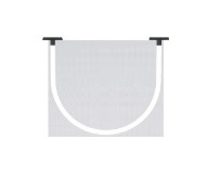 LAMPARA COLGANTE MANGUERA NEON 25W 3000K P/RIEL MAGNETICO 48VDC 26X193X2600MM REF.LUM-808 LUMIND