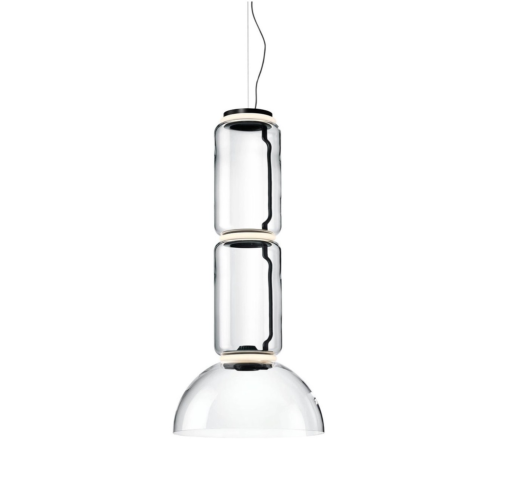 LAMPARA COLGANTE ARA 35W 3000K 80LM COLOR NEGRO-METAL REF. LUM-853 MARCA LUMIND