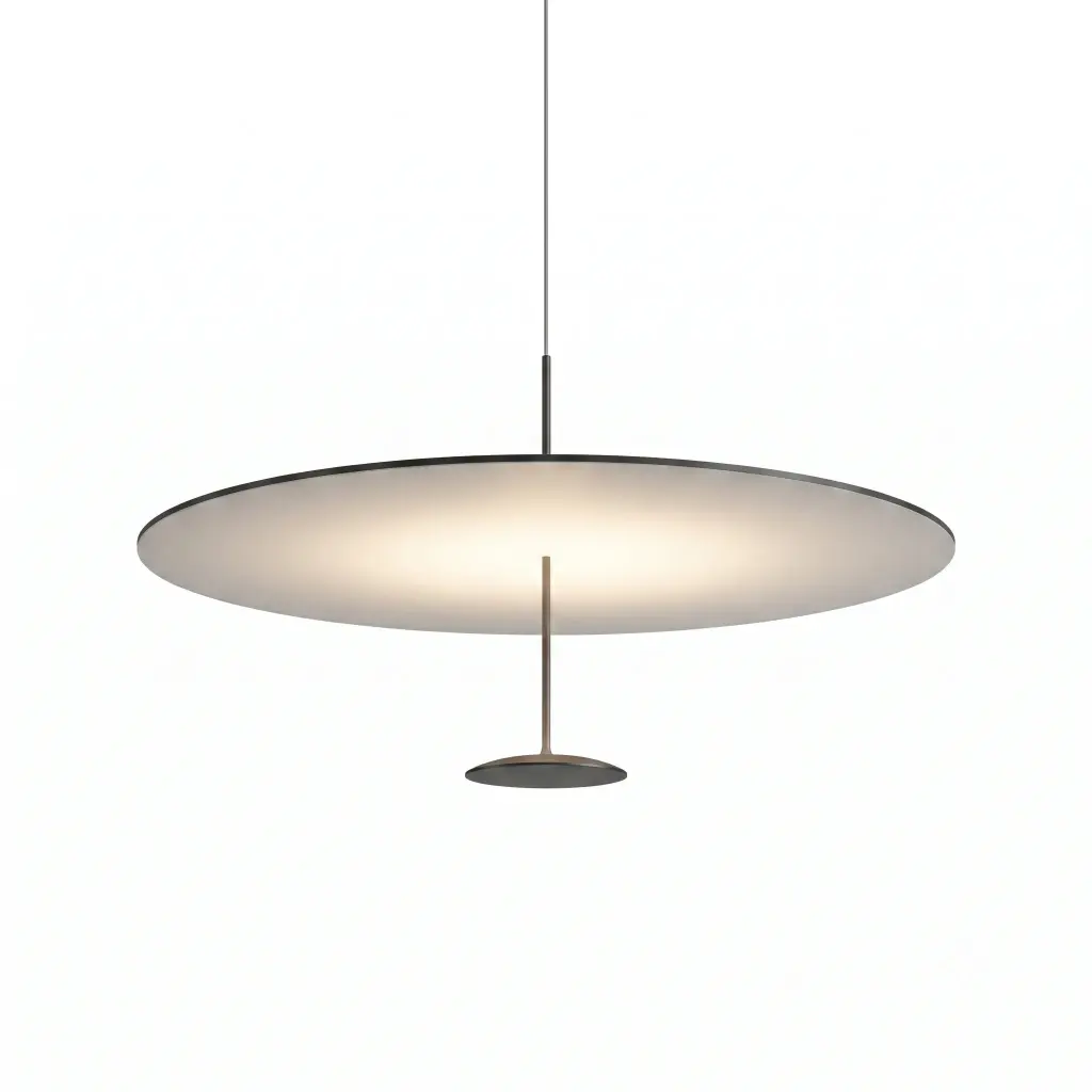 LAMPARA COLGANTE DECORATIVA 25W VOLANS BLANCAS REF.LUM-861 MARCA LUMIND