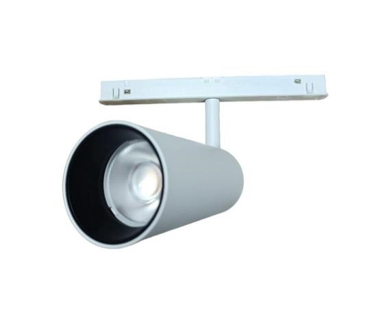 LAMPARA LED INTEGRADA TIPO BALA 12 W 3000K 48V 1000LM BLANCO P/RIEL MAGNETICO LUM-917 MARCA LUMIND