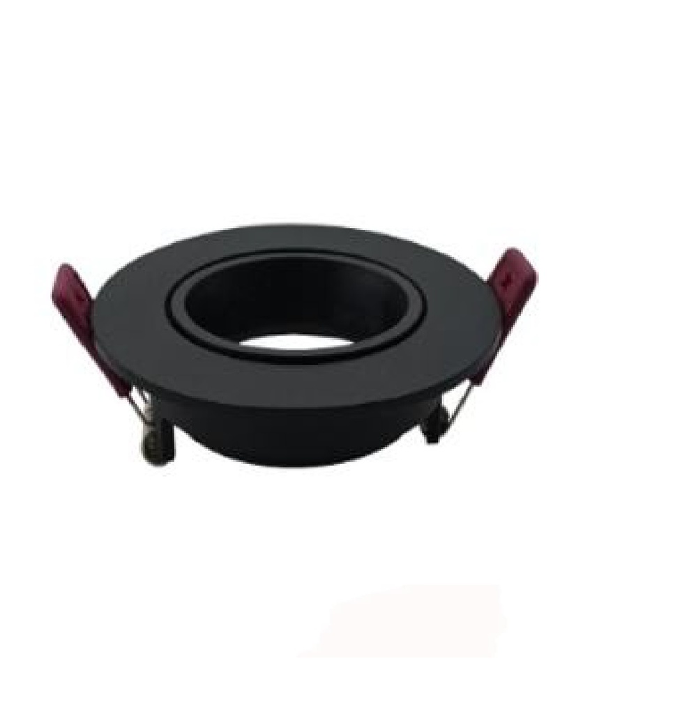 LAMPARA SPOT HONEY REDONDO P/DICROICO GU10 CUTOUT NEGRO REF.LUM-971 MARCA LUMIND
