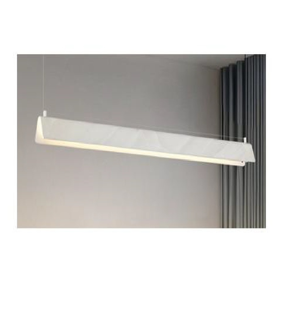 LAMPARA COLGANTE LINEAL L:1800 X100 X 100H:2000MM 100-240V CCT:CCT IP20 C/BLANCO MARCA LUMIND