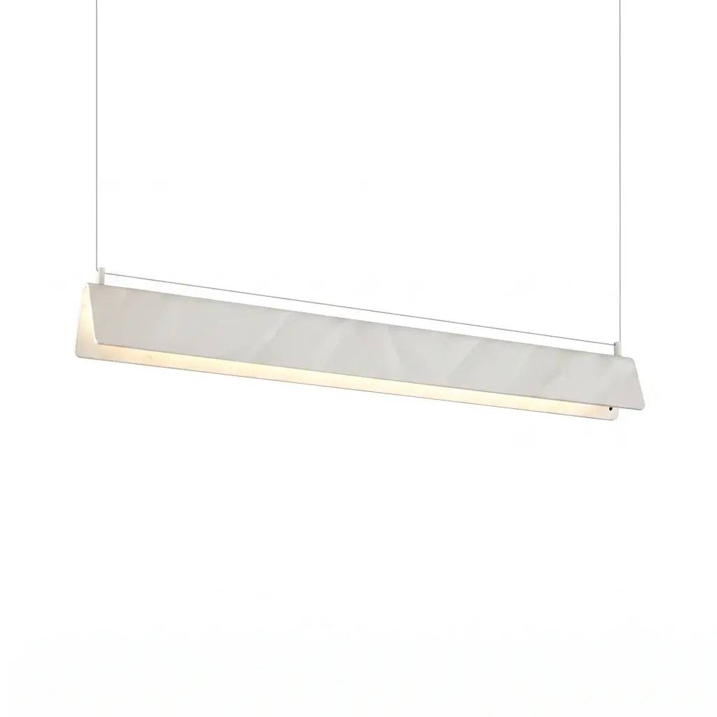 LAMPARA COLGANTE LINEAL L:1800 X100 X 100H:2000MM 100-240V CCT:CCT IP20 C/BLANCO MARCA LUMIND