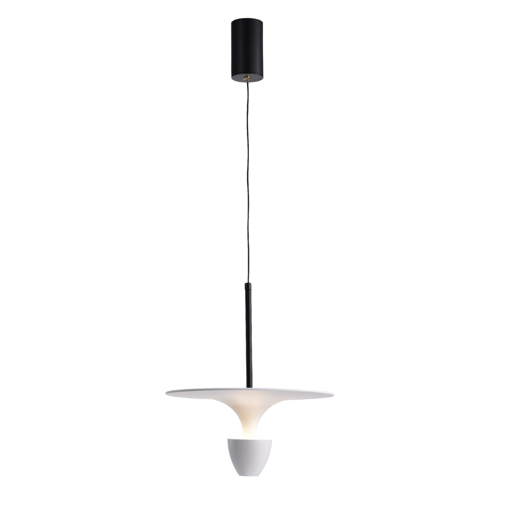 LAMPARA COLGANTE DECORATIVA 8W 3000K 40 CM GEMINI EPISTAR REF.LUM-996 MARCA LUMIND
