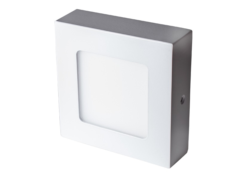 LAMPARA LED SUPERFICIAL 8" 18 W MOD. AALTO CUADRADA 6000 K REF. LUXDA2.18.BF MARCA LUXOLAR