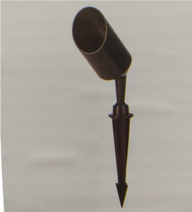 LAMPARA T/ ESTACA PARA JARDIN PARA DICROICO IP65 T/BALA ORIENTABLE REF. ESGUP.C.IP65.N MARCA LUXOLAR