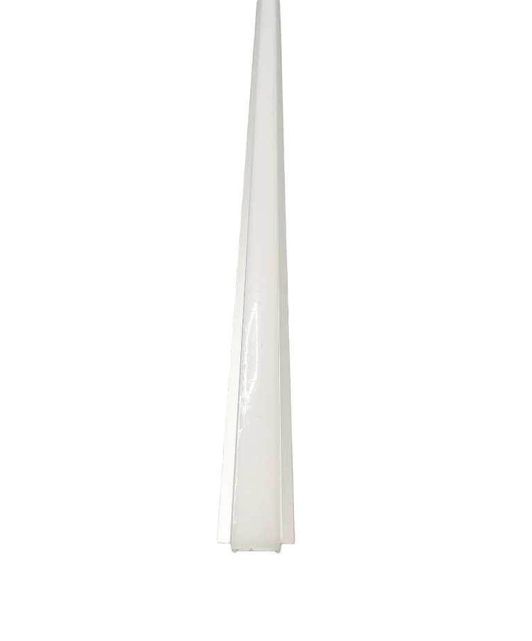 PERFIL DE ALUMINIO ULTRA PLANO P/EMBUTIR DE 1,5 CM CINTA LED 2 MTR C/DIFUSOR REF. C021.2M LUXOLAR