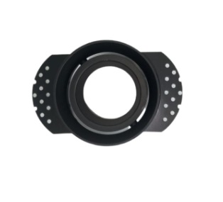 LAMPARA SPOT 3" P/EMP REDONDO P/DICROICO GU10 SIN BOMB. C/NEGRO REF.LUX-GP-B-075N-Q-N MARCA LUXOLAR