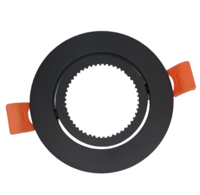 LAMPARA SPOT 85 MM P/EMP RED. P/DICROICO GU10 SIN BOMB. C/NEGRO REF.LUX-GP-S-HX085-N MARCA LUXOLAR