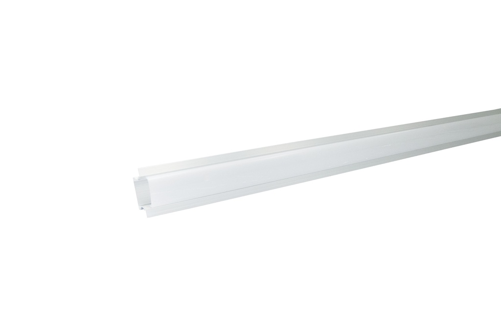 PERFIL DE ALUMINIO ALTO P/EMBUTIR CINTA LED DE 1 MTR INCLUYE CLIP REF. LUX-HL-BQH-003 MARCA LUXOLAR