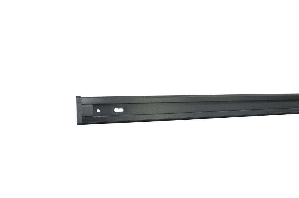 RIEL / CARRIL TRACK LIGHT P/ LAMPARA LED INTEGRADA T/BULET C/NEGRO REF.LUX-TR1M-NEGRO MARCA LUXOLAR