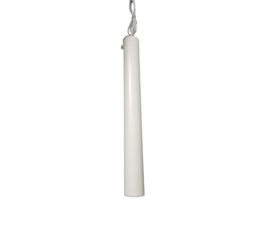 LAMPARA CILINDRO COLGANTE PARA DICROICO COLOR BLANCO REF. LUX-YD-5550-B MARCA LUXOLAR