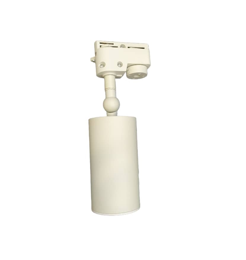 LAMPARA TIPO BALA PARA DICROICO GU10 BLANCO PARA RIEL TRACKLIGHT LUX.GPG.5510.Q1.B MARCA LUXOLAR