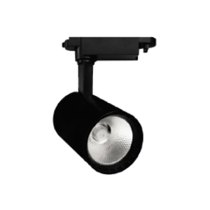 LAMPARA TIPO BALA PARA DICROICO GU10 NEGRO PARA RIEL TRACKLIGHT LUX.GP-S-G-5510-Q8-N MARCA LUXOLAR