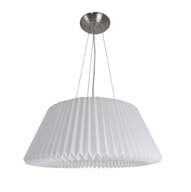 LAMPARA COLGANTE GONNA SPECIALE 3 X 5 W E27 57 CM X 25 CM C/BOMB. BLANCO REF. LUX004FU MARCA LUXOR