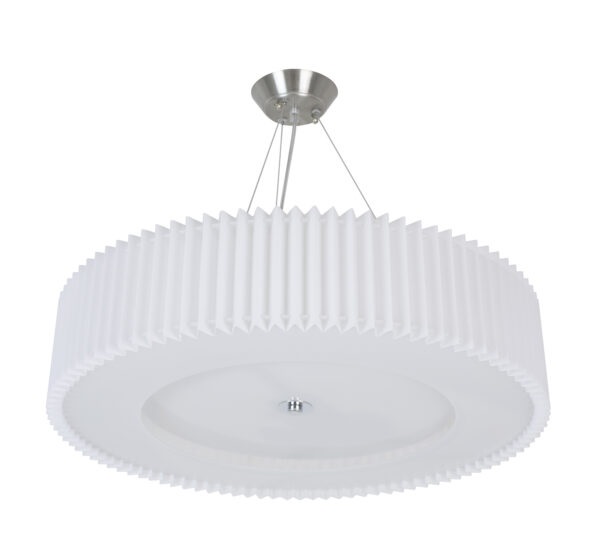 LAMPARA COLGANTE ELEGANZA 3 X 5 W E27 60 CM X 13 CM C/BOMBILLOS BLANCO REF. LUX007FU MARCA LUXOR