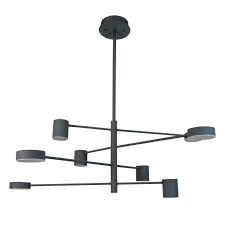LAMPARA COLGANTE COSTELLAZIONE LED 64 W 143 CM X 68 CM COLOR GRIS REF.LUX016SL MARCA LUXOR