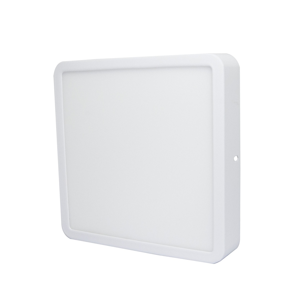LAMPARA DOWNLIGHT LED 8" 24 W 6000 K AC 100-277 V SUPERFICIAL CUADRADA MOD. AALTO EVO MARCA LUXOLAR