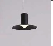 LAMPARA COLGANTE DE TECHO COB 4.5 W 3000 K CILIND. NEGRO MATE H 10 X 16CM REF. HAT-SP1-S1 BK LUXOLAR