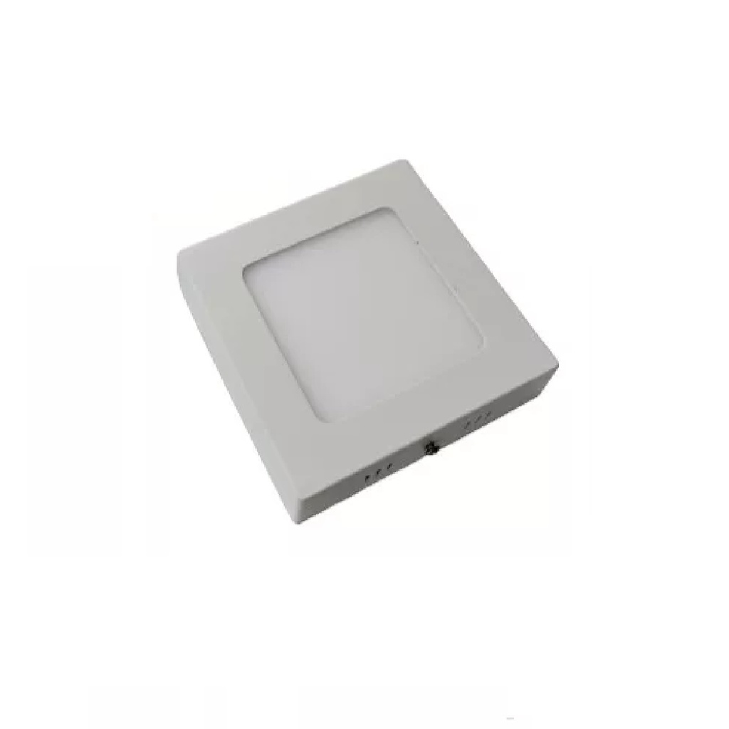 LAMPARA SUPERFICIAL LED CUADRADA 6W COLOR BLANCO REF S-MZ-PB120SQ-6B COD.008818 LUZ DE ORO