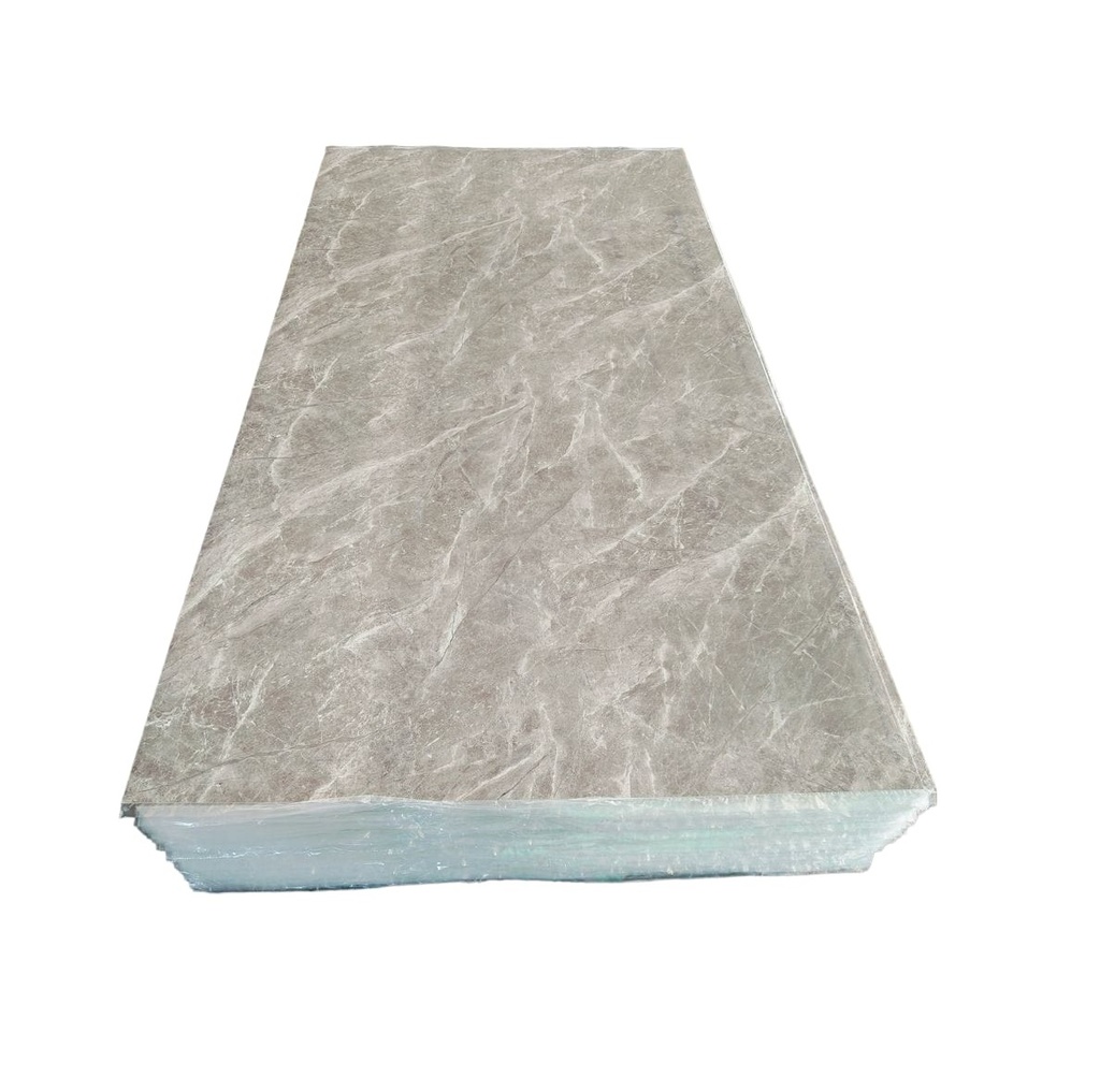LAMINA DE PVC MARMOLIZADA 1.22 MTS X 2.44 MTS COLOR GRIS GREY REF. LPV2 MARCA MACHIFERMA