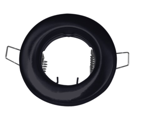 LAMPARA SPOT 2.5" PARA DICROICO GU10 NO INCLUYE BOMBILLO COLOR NEGRO MATE REF.EMB-0027 MARCA MAXILUZ