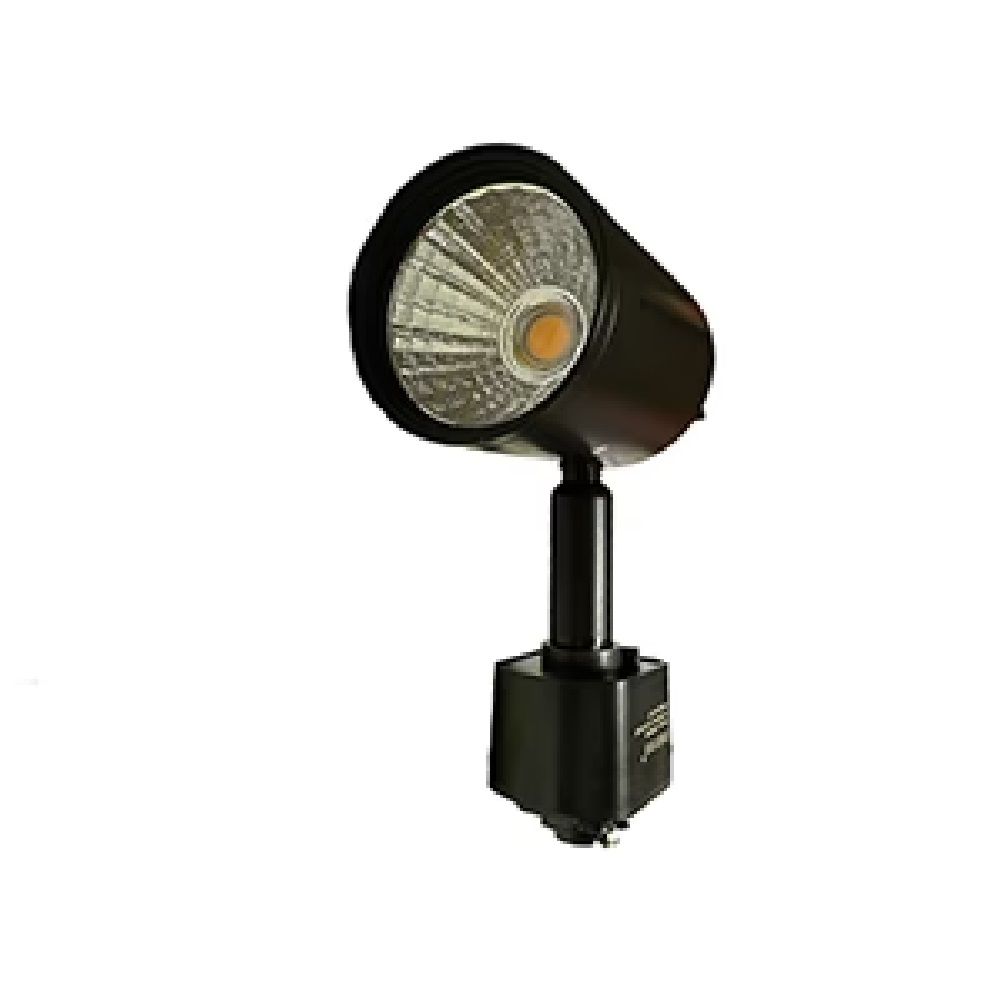 LAMPARA LED INTEGRADA TIPO BALA 6.5 W 3000 K 120V NEGRO DIMEABLE P/ RIEL H TRACKLIGHT MARCA MIRREA