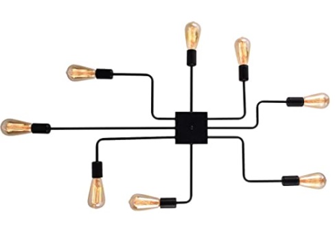 LAMPARA DE TECHO E27 120V MAX. 480W DIAMEABLE 8 PUNTOS REF. X001TG4Y9N MARCA MIRREA