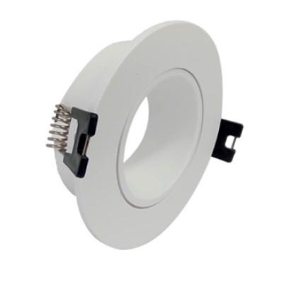 LAMPARA SPOT REDONDO 4" 9 CM X 9 CM X 2 CM PARA MR16 / GU10 COLOR BLANCO REF. 884330 MARCA MYLIGHT