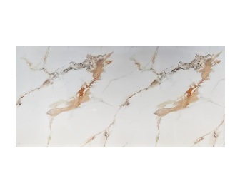 LAMINA DE PVC MARMOLIZADA 1.22 MTS X 2.44 MTS X 3 MM BLANCO VETA OXIDO REF. LM3077-1 NANUM LIGHT