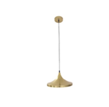 LAMPARA COLGANTE 60W E27 35 X 18 CM XIAN COLOR DORADO REF. 00108026 MARCA PIERROT