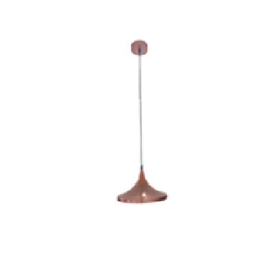 LAMPARA COLGANTE 60W E27 35 X 18 CM XIAN COLOR COBRE REF. 00108027 MARCA PIERROT