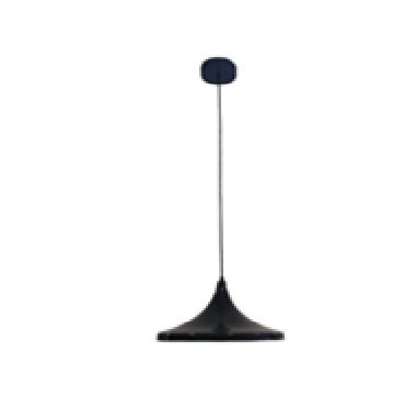 LAMPARA COLGANTE 60W E27 35 X 18 CM XIAN COLOR NEGRO REF. 00108030 MARCA PIERROT