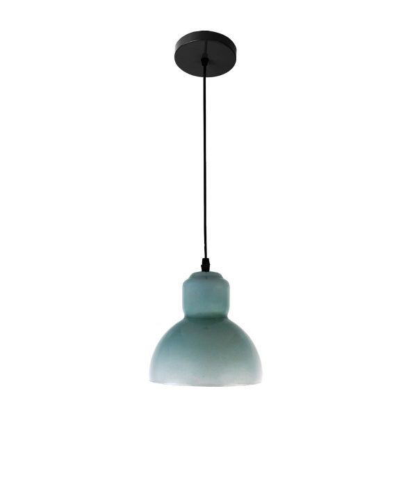 LAMPARA COLGANTE 60W E27 19,5 X 19,5 X 19 CM BELL GLASS COLOR PLATA REF. 00110410 MARCA PIERROT