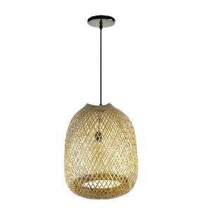 LAMPARA COLGANTE 60W E27 50,5 X 46 CM AMAZONA COLOR RAFIA REF. 00116004 MARCA PIERROT