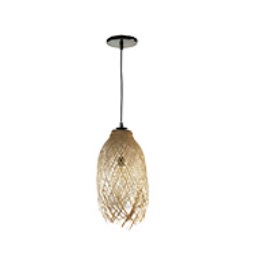 LAMPARA COLGANTE 60W E27 85 X 28 CM NISSA COLOR RAFIA REF. 00116018 / 007948 MARCA PIERROT