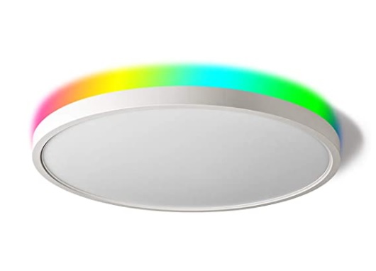 LAMPARA SMART LED CEILING LIGHT 16" 24W (3000K-6500K) + 4W(RGB) COD.X002E2B66P (ALEXA/GOOGLE) TALOYA