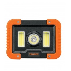 LAMPARA PARA TRABAJO RECRGABLE LED 600 LM ALCANCE 200 MTS BATERIA 3000MAH MOD.LAT-1300 REF. 14631 MARCA TRUPER