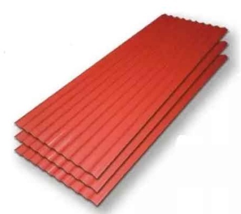 LAMINA SUPERLIT / ONDULADA C.27 ROJA 6.00 MTS ANCHO UTIL 0.72 MTS MARCA VENCOR