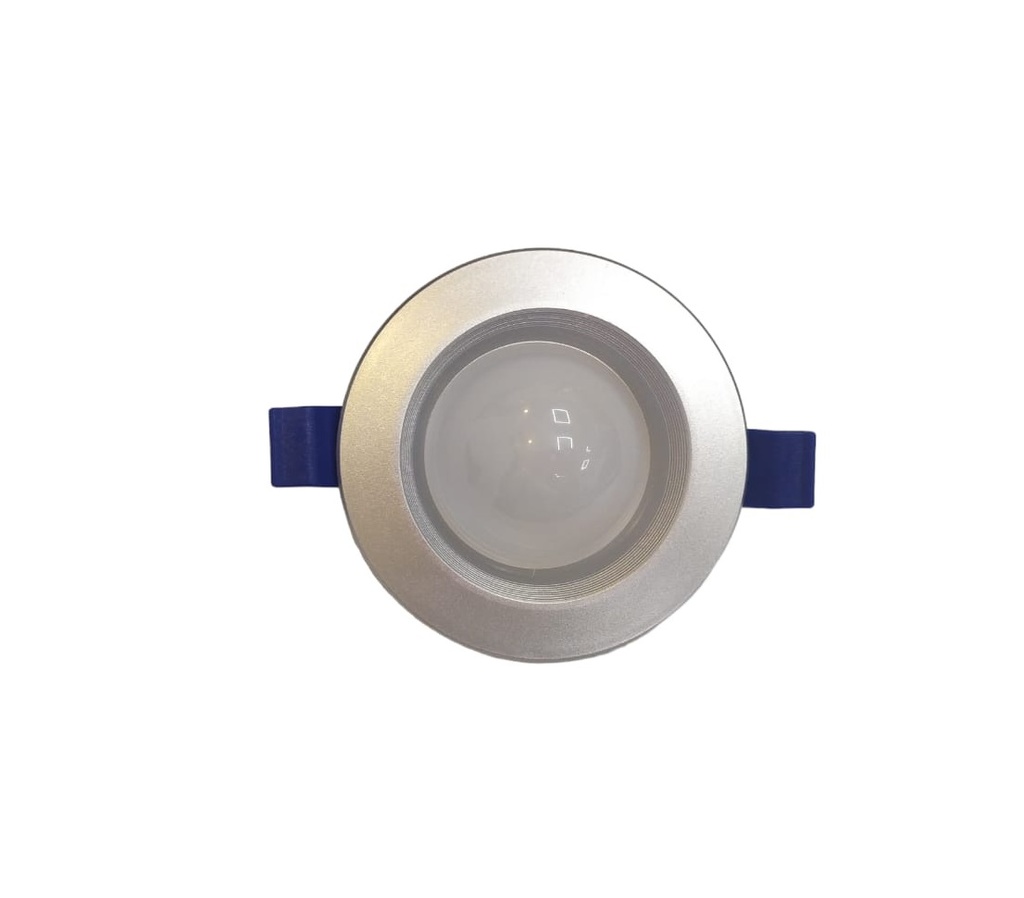 LAMPARA PANEL LED REDONDO 3W 6500K 100-240V PLATEADO REF. SPS-36S / 371350 VERT