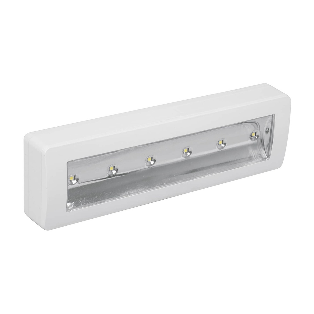 LAMPARA DE EMERGENCIA LED RECARGABLE 200 LM 2.5 W 120 -240 V MOD.LAE-200 REF. 47224 MARCA VOLTECK