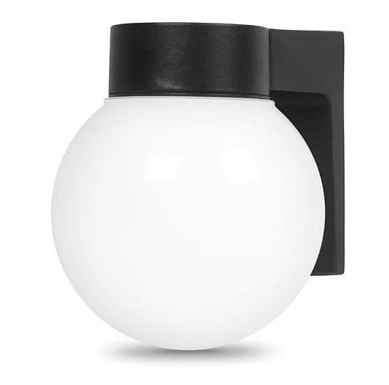 LAMPARA PARED GLOBO E-27 110- 127V 100W (18CMX19CMX10CM) (SIN BOMBILLO) REF. 47286 MARCA VOLTECK