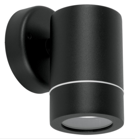 LAMPARA DECORATIVA PARA EXTERIOR 50 W GU10 NEGRO MOD. ARB-203S REF.48143 MARCA VOLTECK