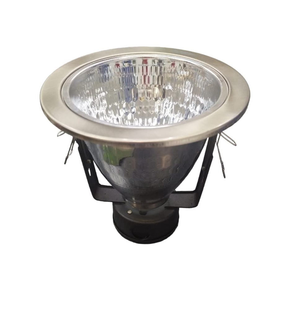 LAMPARA SPOT 5" COLOR NIQUELADA SATINADA REF. SL174SN MARCA BAYAN POWER