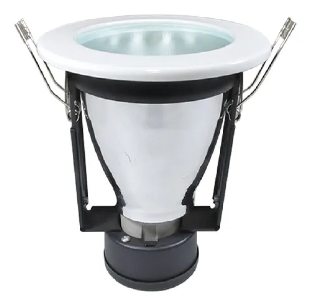 LAMPARA SPOT 3,5" C/VIDRIO COLOR BLANCO REF. SLG120WH MARCA BAYAN POWER