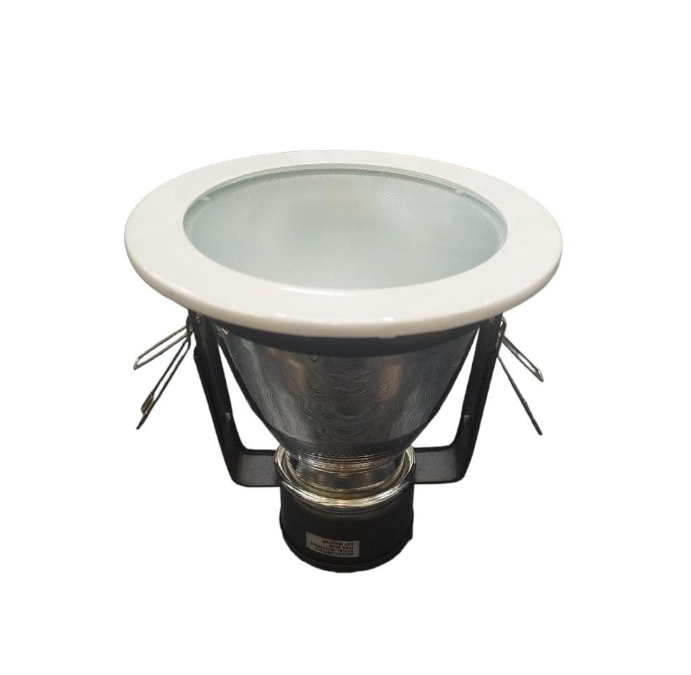 LAMPARA SPOT 4" C/VIDRIO COLOR BLANCO REF. SLG145WH MARCA BAYAN POWER