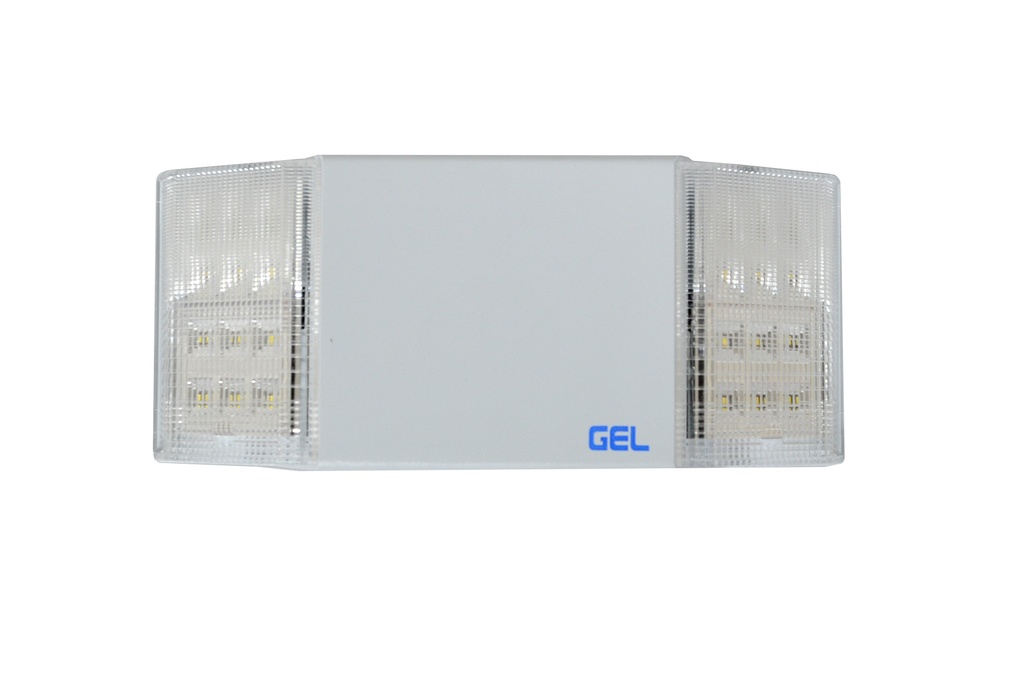 LAMPARA DE EMERGENCIA 200 LM 1.2 W 120 -277V 6000-7000K BATERIA NIQUEL REF.GE-63980 MARCA GEL