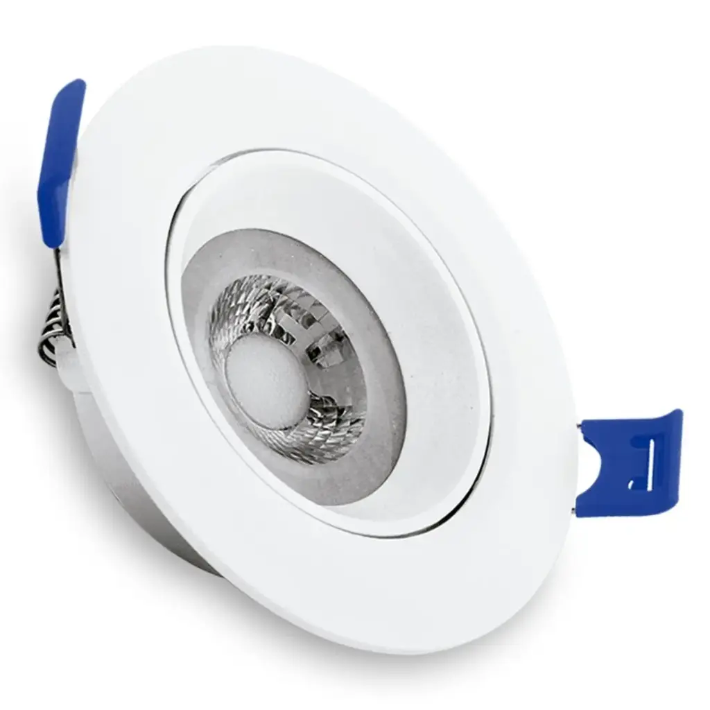 LAMPARA LED SPOT INTEGRADO BASCULANTE REDONDO 3 W 3000 K 100-240V REF. 203 3K / 112150 MARCA LUCERNA